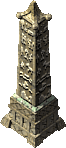 Ziergebäude Obelisk