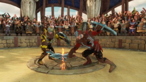Die Siedler 8 Screenshot: Gladiatorenkampf