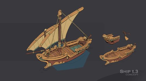 Siedler 8 Concept Art: Schiff